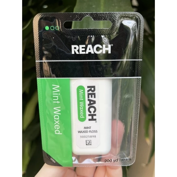 ไหมขัดฟัน REACH ของแท้ นำเข้าจาก USA (Reach Mint Waxed Floss)