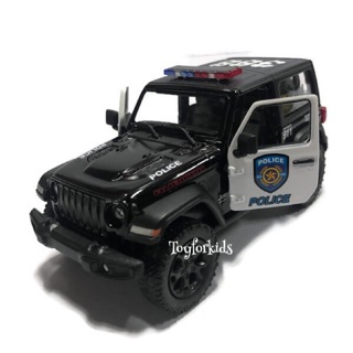 ✨โมเดลรถ Jeep wrangler 2018✨ โมเดลรถเหล็ก ตำรวจ Die cast metal Car model