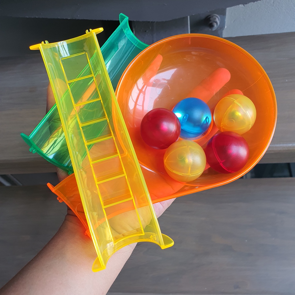 Marble Runs Vibrant Rainbow 96 Pieces ของเล่นชุดตัวต่อแม่เหล็กรางลูกแก้ว 96 ชิ้น รูปที่ 7