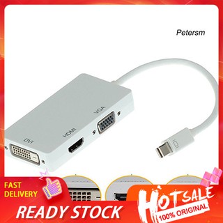 Pst→ สายเคเบิลอะแดปเตอร์แปลง DP เป็น VGA HDMI DVI สําหรับ Appl-e MacBook