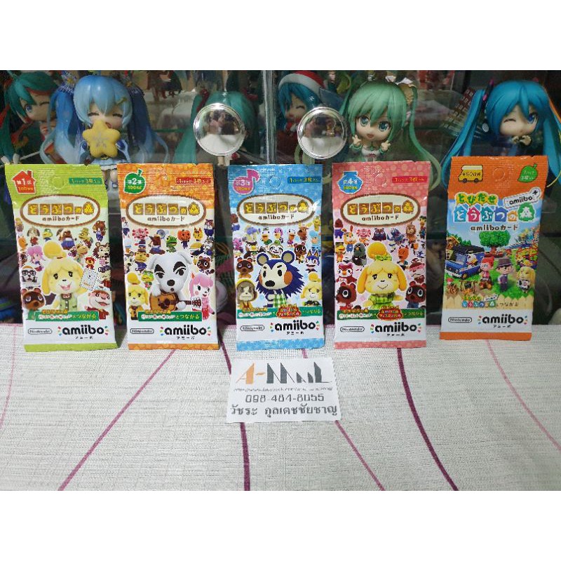 [พร้อมส่ง] amiibo Card Animal Crossing Dobutsu no Mori Sanrio Lot Japan