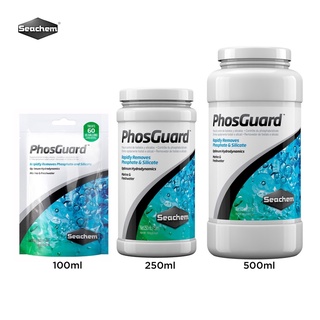 SeaChem PhosGuard ใช้ลดปริมาณฟอสเฟสและซิลิเกต (ของเสีย) ในตู้ปลาทั้งตู้น้ำจืดและตู้น้ำทะเลได้อย่างรวดเร็ว