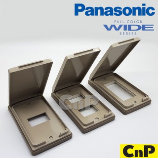 Panasonic หน้ากากกันน้ำ ฝากันน้ำ 1-3 ช่อง (แนวตั้ง) พานาโซนิค รุ่น WEG 7901-7903