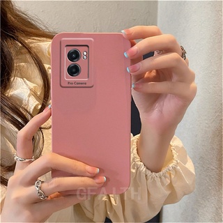 Ready Stock 2022 เคสโทรศัพท์ OPPO A77 5G / A76 / A96 4G / Find X5 Pro / Reno7 Z 5G / Reno7 5G Thai Version  New Fashion Soft Case Klein Blue Skin Feel Cover Camera Lens เคส OppoA77