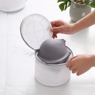 Goody Home ถุงตาข่าย แบบสี่เหลี่ยมและแบบกลมรี สำหรับใส่เสื้อผ้า ชุดชั้นในเพื่อซักในเครื่องซักผ้า