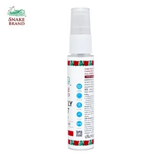 (ยกโหล 12 ขวด)Snake Brand ตรางู คูลลิ่ง มิสท์ คลาสสิค 30 มล.(สเปรย์เย็น, บอดี้สเปรย์, Cooling Mist Spray)