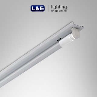 L&amp;E โคมลอย LED รุ่น LLBC 1 หลอด OT-XXLED-T8 ( สินค้าเฉพาะโคม )