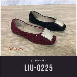 LIU-0225 รองเท้าคัชชูส้นเตี้ย