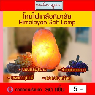 โคมไฟเกลือหิมาลัย Himalayan Salt Lamp โคมไฟอ่านหนังสือ หินเกลือหิมาลัย ลดกลิ่นอับในห้อง ป้องกันฝุ่นละออง ลดภูมิแพ้