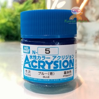 สีสูตรน้ำ Acrysion N5 BLUE (Gloss)