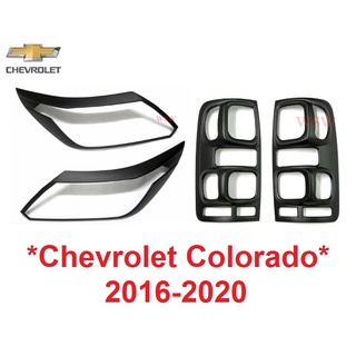 ครอบไฟหน้า ท้าย CHEVROLET COLORADO MY 2016 - 2019 ครอบไฟ เชฟโรเลต โคโลราโด้ ไฟหน้า ฝาครอบหน้า ครอบไฟท้าย ไฟท้าย