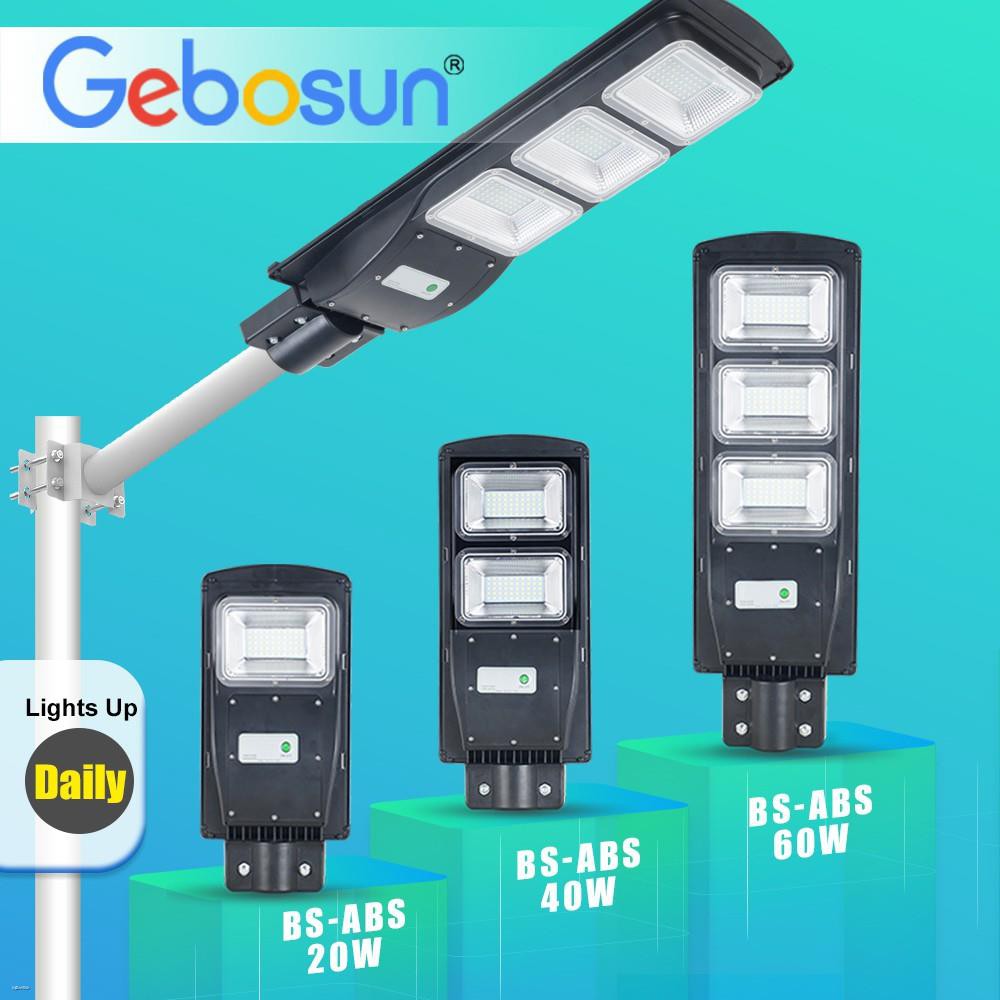 GEBOSUN 50W/100W/150W LED ไฟถนนพลังงานแสงอาทิตย์ IP65 โคมไฟกลางแจ้ง ไฟ ...