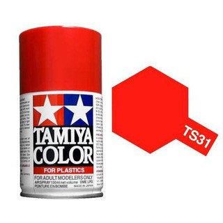 สีสเปรย์ TAMIYA TS-31 Bright Orange (100 ml)