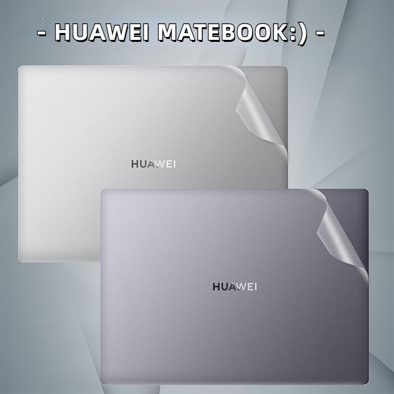 สติกเกอร์ไวนิลใส สีเงิน สีดํา สําหรับแล็ปท็อป โน้ตบุ๊ก matebook 14s matebook 13s matebook D14 matebo