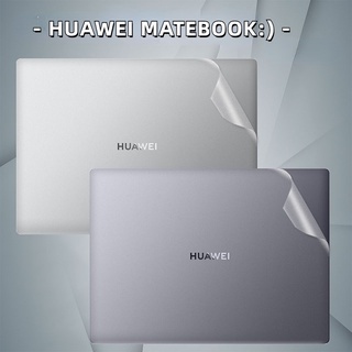 สติกเกอร์ไวนิลใส สีเงิน สีดํา สําหรับแล็ปท็อป โน้ตบุ๊ก matebook 14s matebook 13s matebook D14 matebook D15