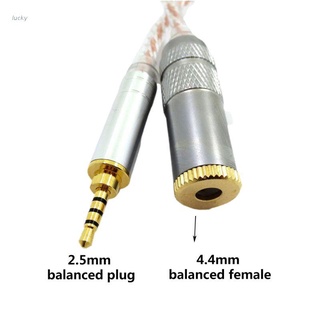 lucky* HIFI Balance Audio Cable Male 2.5mm to 3.5mm 4.4mm Female Headphone Conversion Cable Adapter