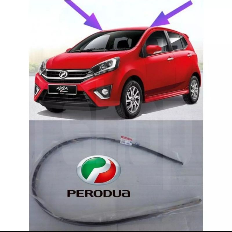 Roof Top moulding Perodua Axia ทุกรุ่น Getah Bumbung 75551-BZ120 75552-BZ110