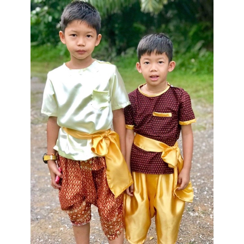 ผ้าคาดเอวใช้สำหรับผูกเอวชุดไทยเด็กชาย