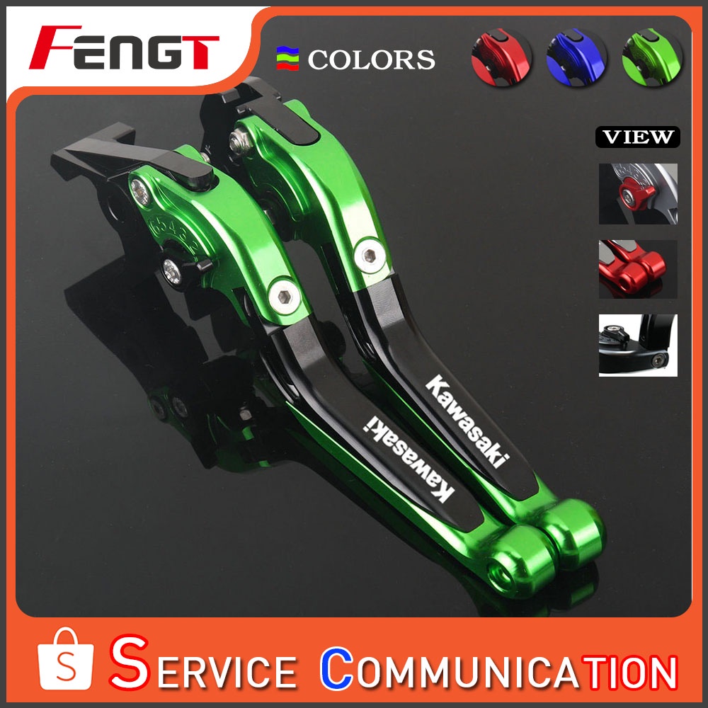 ใหม ่ สําหรับสําหรับ Kawasaki Ninja250 Z250 Ninja300 Z300 Ninja400 Z250SL อุปกรณ ์ เสริมรถจักรยานยนต ์ CNC อลูมิเนียมเบรคคลัทช ์ Handle Levers
