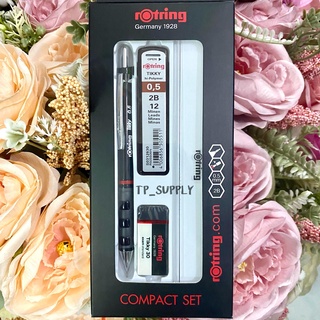 rotring (รอตติ้ง) ชุดดินสอกด COMPACT SET #1996946 (คละสี) (ดินสอ, ยางลบ, ไม้บรรทัด, ไส้ดินสอ) (จำนวน 1 ชุด)