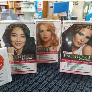 Loreal Excellence ครีมเปลี่ยนสีผมจากลอริอับปารีส