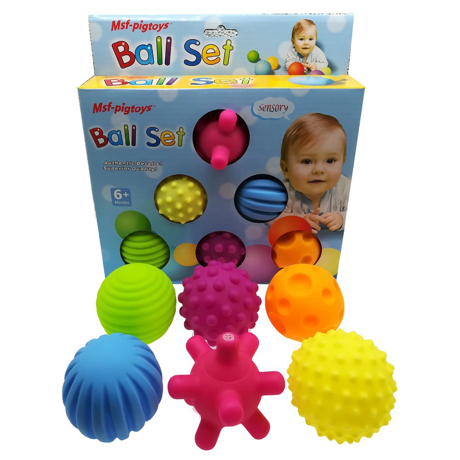 3 x Go Bounce Small Soft Ball Sensory Tactile Special Needs Educational Toy 