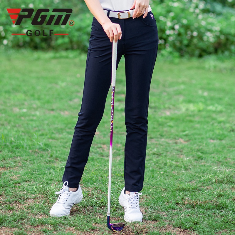 11GOLF กางเกงกอล์ฟขายาว ผู้หญิง PGM KUZ127 Women golf pants สีขาว สีดำ สีกรม สีเบจ