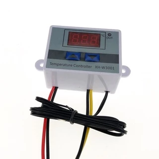 เทอร์โมสวิตช์ควบคุมอุณหภูมิดิจิทัล 110-220V 12V 24V 10A XH-W3001