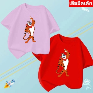 *K-2192-SHORT*เสื้อยืดเด็ก  เสื้อแขนสั้นเด็กลายการ์ตูน  / 3 สี