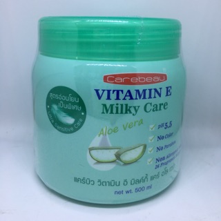 แคร์บิว วิตามิน อี มิลค์ กี้ แคร์ อโล เวร่า  Carebeau Vitamin E Milky Care