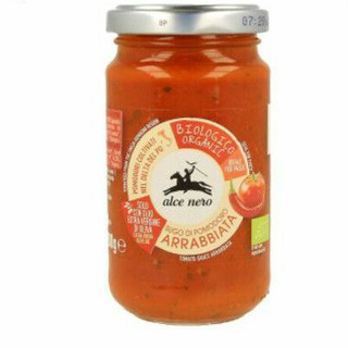 💥โปรสุดพิเศษ!!!💥 Alce nero Organic Tomato Arrabbiata ซอส มะเขือเทศ  อัลเซเนโร่ 200กรัม คุณภาพระดับพรีเมี่ยม