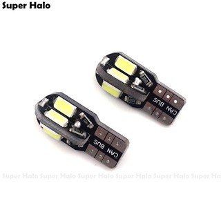 【ใหม่】1 pc  หลอดไฟติดรถยนต์ T 10 8 SMD 5630 LED CANbus