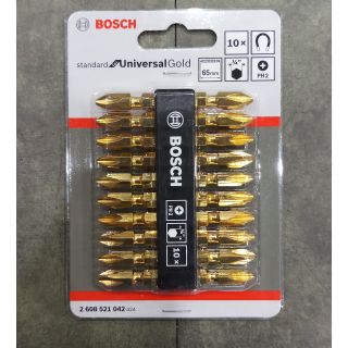 ดอกไขควง BOSCH  Universal Gold  10 pcs