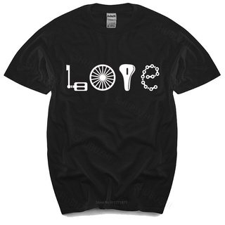 เสื้อยืดผ้าฝ้าย พิมพ์ลาย Love Bikes สีดํา แฟชั่นฤดูร้อน สําหรับผู้ชายS-5XL