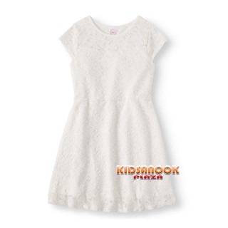 [แท้]EX719 ชุดกระโปรง Wonder Nation รุ่น Lace Cap Sleeve Dress (สำหรับเด็กอายุ 4-7 ปี) เดรสลูกไม้ เนื้อดี ใส่สบาย ไม่คัน