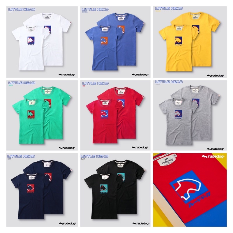 ลดล้างสตอก Rudedog Little Head เสื้อยืด ผ้ายืด ผ้านุ่ม ของแท้ ของใหม่ มือ1