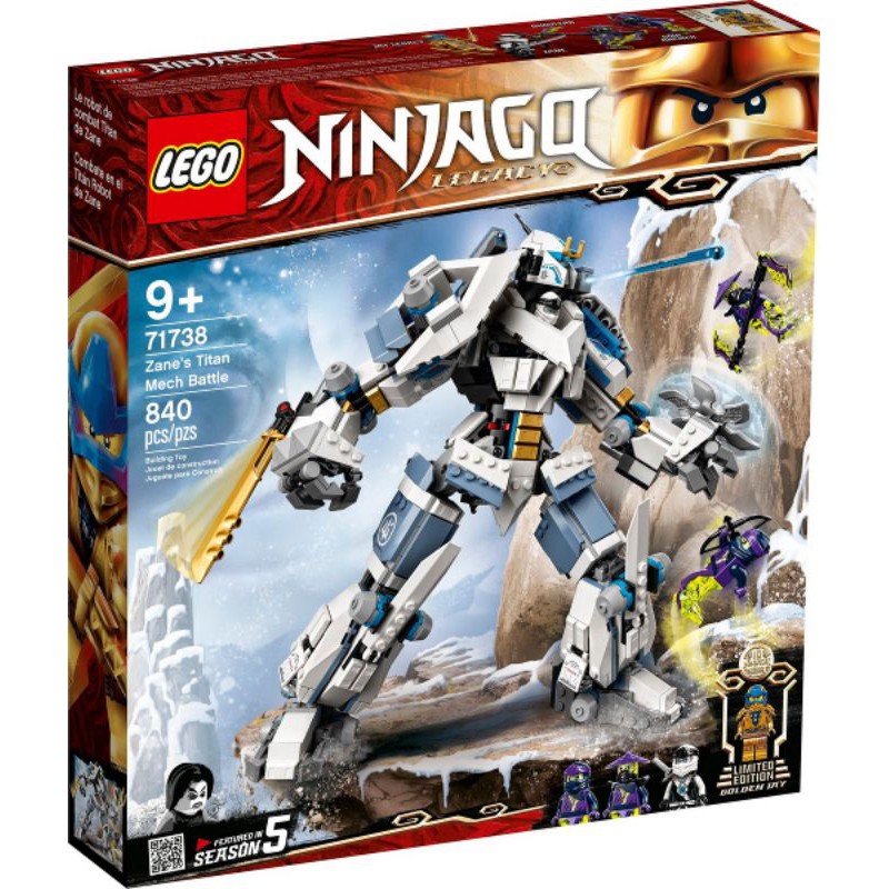 Lego Ninjago 71738 Zane's Titan Mech Battle (2021) มือ 1 new sealed