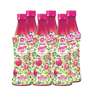 อิชิตัน ชาเขียวทับทิม 280 มล. X 6 ขวด Ichitan Green Tea Pomegranate 280ml X 6 Bottles