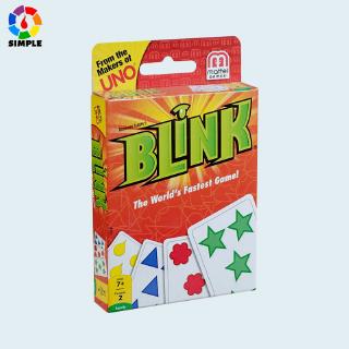 uno blink the world  s fastest เกมการ์ดของเล่นสําหรับเด็ก