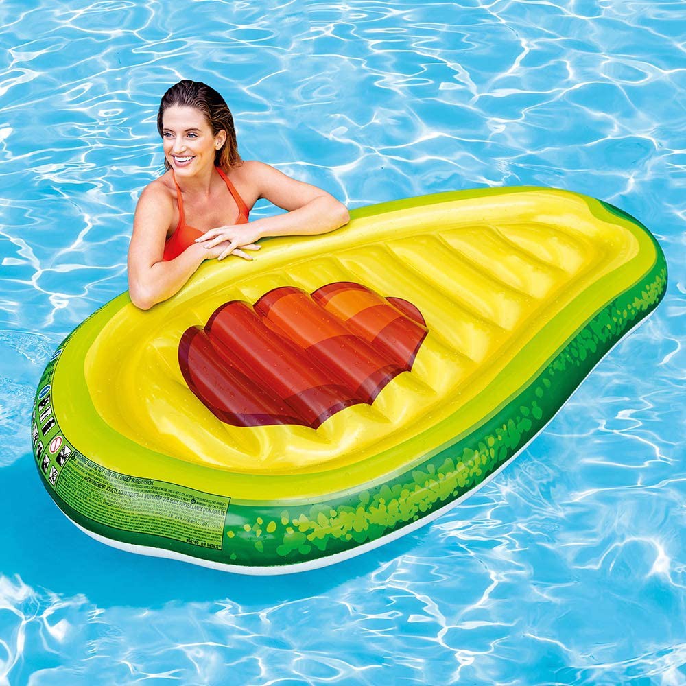 sale INTEX แพเป่าลม แพยาง แพยางเป่าลม Yummy Avocado Pool Mat รุ่น 58769