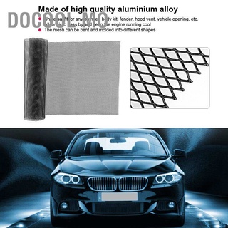 3x6mm Aluminum Alloy Car Grille Mesh Sheet Grid Body Bumper Rhombic Grill Universal