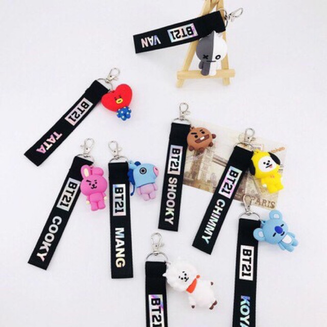 พวงกุญแจ BT21 unofficial