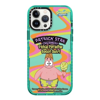 (พร้อมส่ง)13ProMax/13Pro/13 Casetify SpongeBob Patrick Pickle Paradise Ice Cream Impact Case