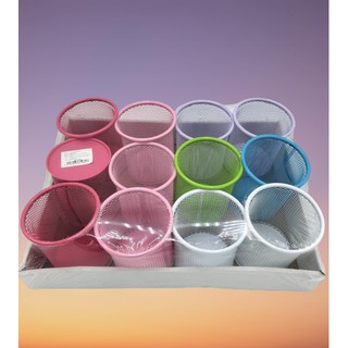 กล่องลวดแบบ กลม เหลี่ยม คละสี (แพค12)