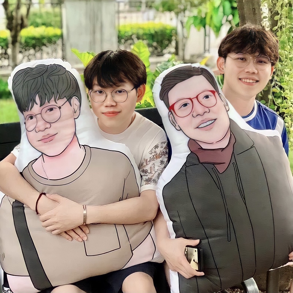 หมอนไดคัทวาดการ์ตูน หมอนการ์ตูนรูปเราเอง