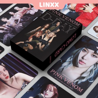 Linxx โปสการ์ด อัลบั้ม BLACKPINK Venom Kpop สีชมพู 55 ชิ้น