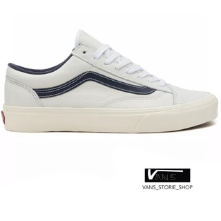 VANS SYLE 36 SPORT LEATHER DRESS BLUE WHITE SNEAKERS สินค้ามีประกันแท้