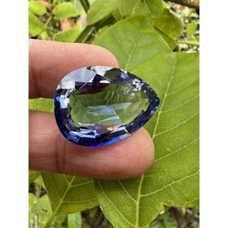 synthetic sapphire 18x25mm 41 carats