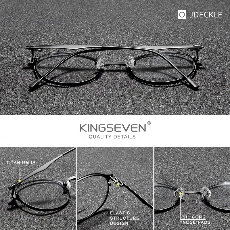 สินค้าคลัง กทม แว่นกรองแสงสีฟ้า KINGSEVEN รุ่น 9620 กรอบไทเทเนียม Super Blue Block กรองแสงสีฟ้า 95%กันUV ราคา ถูกที่สุด ดีลบีเคเค แกลเลอรีภาพที่ 3