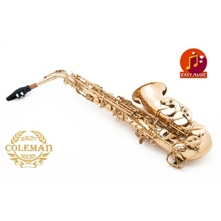 แซกโซโฟน Saxophone Alto Coleman CL-330A Gold Lacquered